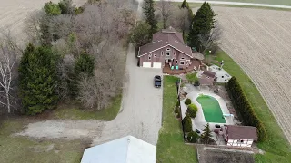 Huron County Ontario Canada - Farm Drone Footage