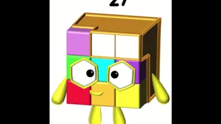 Numberblocks Art - Twenty-Six to Thirty