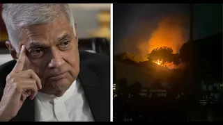 Sri Lanka: Protesters set PM Ranil Wickremesinghe's private house on fire