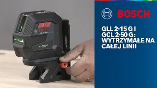 Lasery Bosch Professional GLL 2-15 G i GCL 2-50 G: Wytrzymałe na całej linii