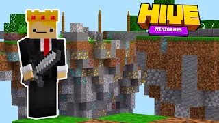 I Hid In a Trashcan for Two Hours lol ( Hive Skywars Commentary )