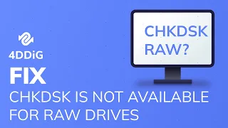 【Fixed 2022】How to Fix CHKDSK Is Not Available for RAW Drives in Windows 10/11? | Recover Raw Drives