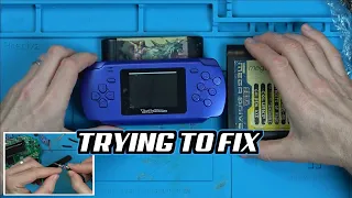 Broken Portable SEGA MEGA DRIVE (Genesis) CLONE - Trying to FIX