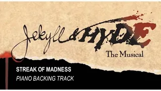 Streak Of Madness - Jekyll And Hyde - Piano Backing Track