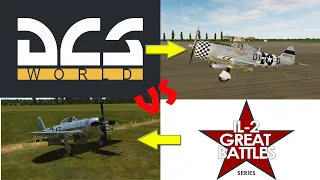 DCS World vs IL2 Great Battles: P-47D Thunderbolt Comparison!