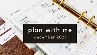 Plan with Me - December 2021 // How I set up my month for personal events, shop releases and content