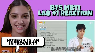 BTS (방탄소년단) MBTI LAB 1 | BTS REACTION