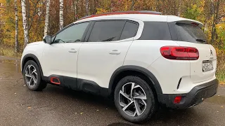 Взял Citroen C5 Aircross - пролёт сквозь дождь