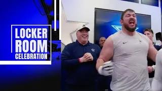 Week 8 Locker Room Celebration | #CHIvsDAL | Dallas Cowboys 2022