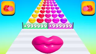 Lip Runner Satisfying Mobile Game Play 11299 Tiktok Video Game Freeplay Wakthrough iOS,Android LWJVB