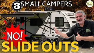 3 Small Travel Trailers with No Slides