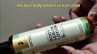 Pilgrim squalane body serum lotion with lactic and glycolic acid..pilgrim review || best body lotion