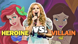 Disney Female Voices - HEROINE vs VILLAIN performances (Part 2)