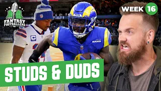 Week 16 Studs & Duds + Stages of Grief, One More Week | Fantasy Football 2022 - Ep. 1358