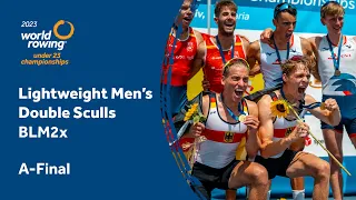 2023 World Rowing Under 23 Championships - Lightweight Men's Double Sculls - A-Final
