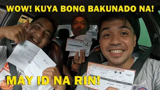 KUYA BONG "GOOD NEWS!! BAKUNADO NA + MAY ID NARIN!!❤️🤗 | Papadinz TV