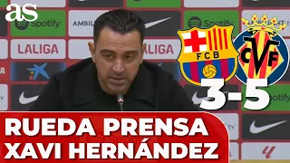 Xavi SE VA el 30 de junio: RUEDA PRENSA COMPLETA diciendo ADIÓS tras el Barcelona-Villarreal