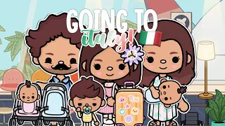 HOLIDAY TO ITALY 🇮🇹☀️ || *WITH VOICE* 🔈|| Toca Boca TikTok Roleplay 🩵