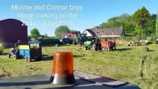 Murray and Connor bros silage making 2016