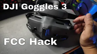 DJI AVATA 2 and DJI Goggles 3 - Old FCC Mode Hack WORKING