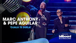 Marc Anthony y Pepe Aguilar cantan "Ojalá te duela" | Premios Billboard 2023