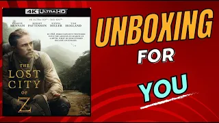 The Lost City Of Z 4K Bluray Unboxing Review!