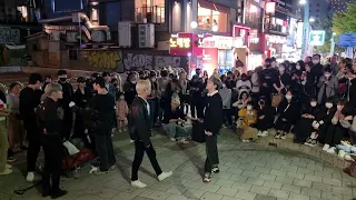 THURSDAY. ABLUE. FANTASTIC INTERACTIVE BUSKING SKETCH. HONGDAE.