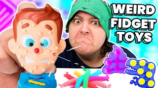 WEIRDEST Fidget Toys Mystery Box Unboxing!