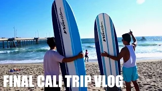 Travel Vlog #4 FIRST TIME SURFING! (Watch till the End)
