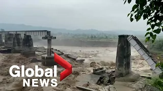 Monsoon rains in India's northern, eastern regions trigger landslides, floods