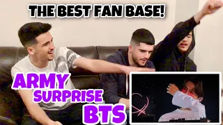 FNF Reacting to Young Forever fancam - London Wembley Stadium (Army surprise BTS!)｜BTS REACTION