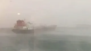 Storm slams Spanish island of Mallorca, causes cruise ship collision