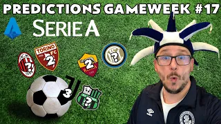 2020-2021 SERIE A ⚽ MATCHDAY 17 PREDICTIONS