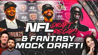 NFL Draft Recap (PLUS a 2024 Fantasy DYNASTY Mock Draft)