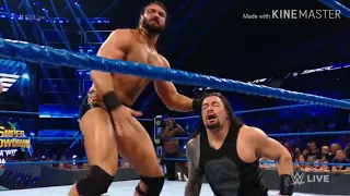 Roman Reigns $ R truth  vs drew mcintyre $ elias $ smackdown live