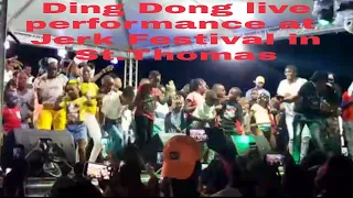 St.Thomas Jerk Festival 2022 @Ding Dong live performance with the kids was fabulous #stthomas