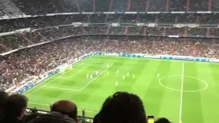 Gol Ronaldo live from Bernabeu - Real Madrid Wolfsburg 3-0