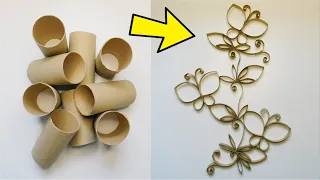 Amazing DIY Craft Idea 🥰 Spectacular Toilet Paper Rolls Transformation / Cute Wall Hanging Tutorial