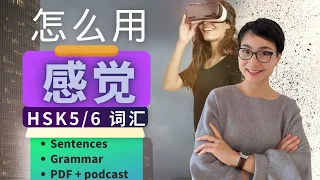 HSK 5 词汇和语法【感觉gǎn jué】HSK 5  Vocabulary & Grammar - Advanced Chinese