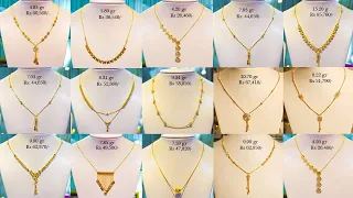 Latest Gold Chain Designs with weight & Price| Daily wear lightweight gold chains || Apsara Fashions