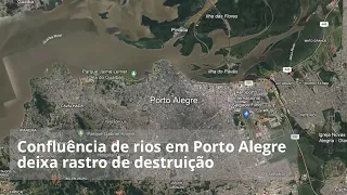 Rio Grande do Sul: Imagens de satélite mostram como as chuvas castigaram o estado