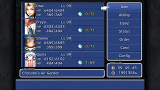 Final Fantasy IX - LV99 party VS Ozma (not weaken, 100% completion)