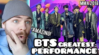 First Time Reaction to BTS "MMA 2018 FULL PERFORMANCE" [Melon Music Awards]