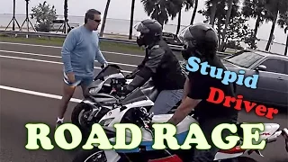 ANGRY PEOPLE vs BIKERS & Stupid Drivers! Road Rage Compilation 2016 !