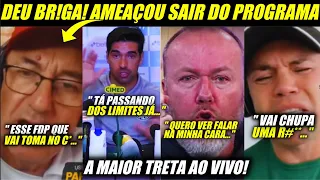 PEGOU FOGO! PERDEU A CABEÇA AO VIVO! SÃO PAULINO FICA TRANSTORNADO XINGA TODO MUNDO E PARTE PRA...