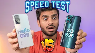 Redmi Note 11 Pro vs Realme 9 Pro {Helio G96 vs SD 695} Speed Test Comparison - Helio G96 Shocked me