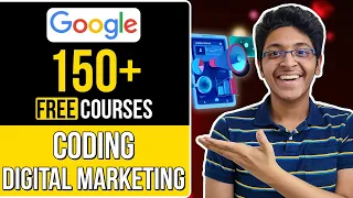 Google Launched 150+ FREE Courses on Coding & Digital Marketing🔥 | Free Google Certificate #shorts