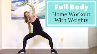 Workout with 5 Pound Weights - Home Workout with Dumbbells