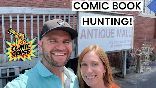 Comic Book Hunting in a DYING Comic Shop and Antique Mall