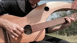 Pink FIoyd - ls There Anybody Out There? - Harp Guitar Cover - Jamie Dupuis